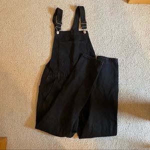 Topshop black overalls